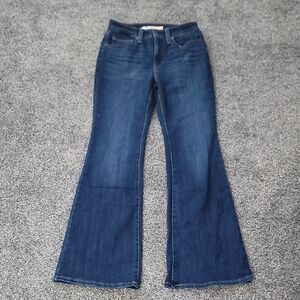 Women's Blue Flared Jeans